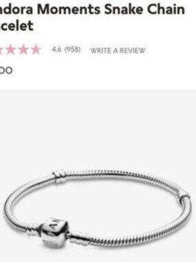 Pandora Moments Snake Chain Bracelet
